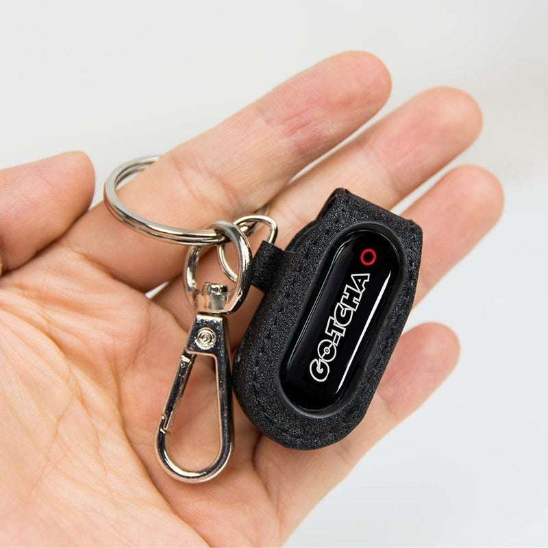 Logity Case Cover and Accessories for Go-Tcha Keychain - With Glitter Black Keychain Carabiner by Logity. - Image 2